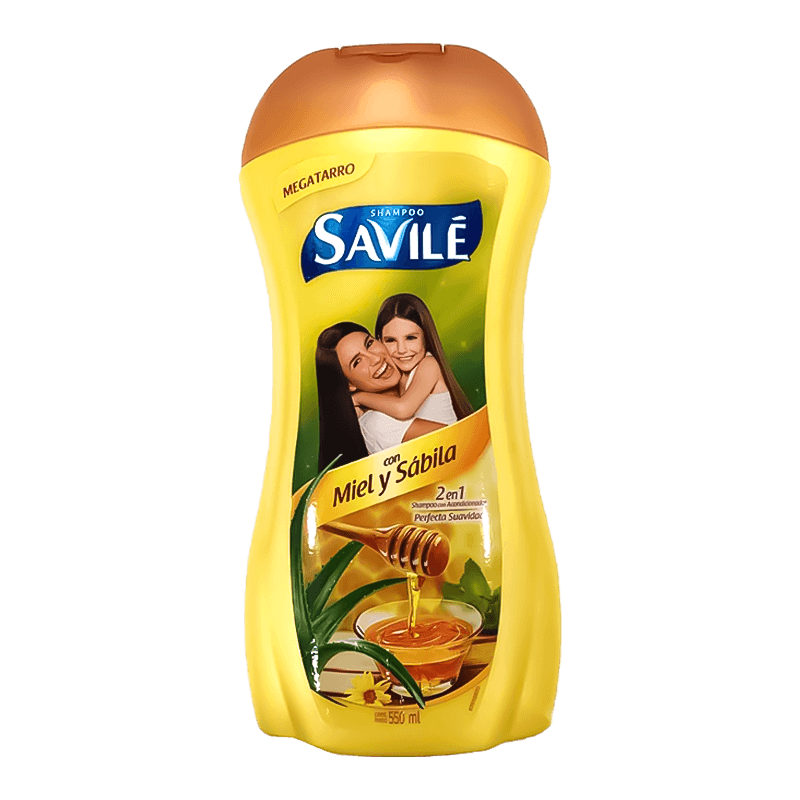 Shampoo Savile Con Miel Y Sábila2en1550ml 9402